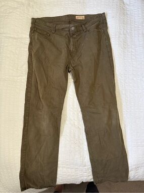 Orvis Men's Olive Brown Pants